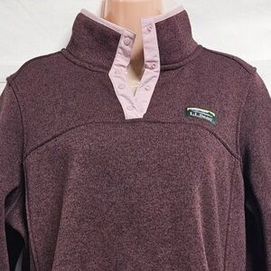 LL Bean Mock Neck Pullover Sweater